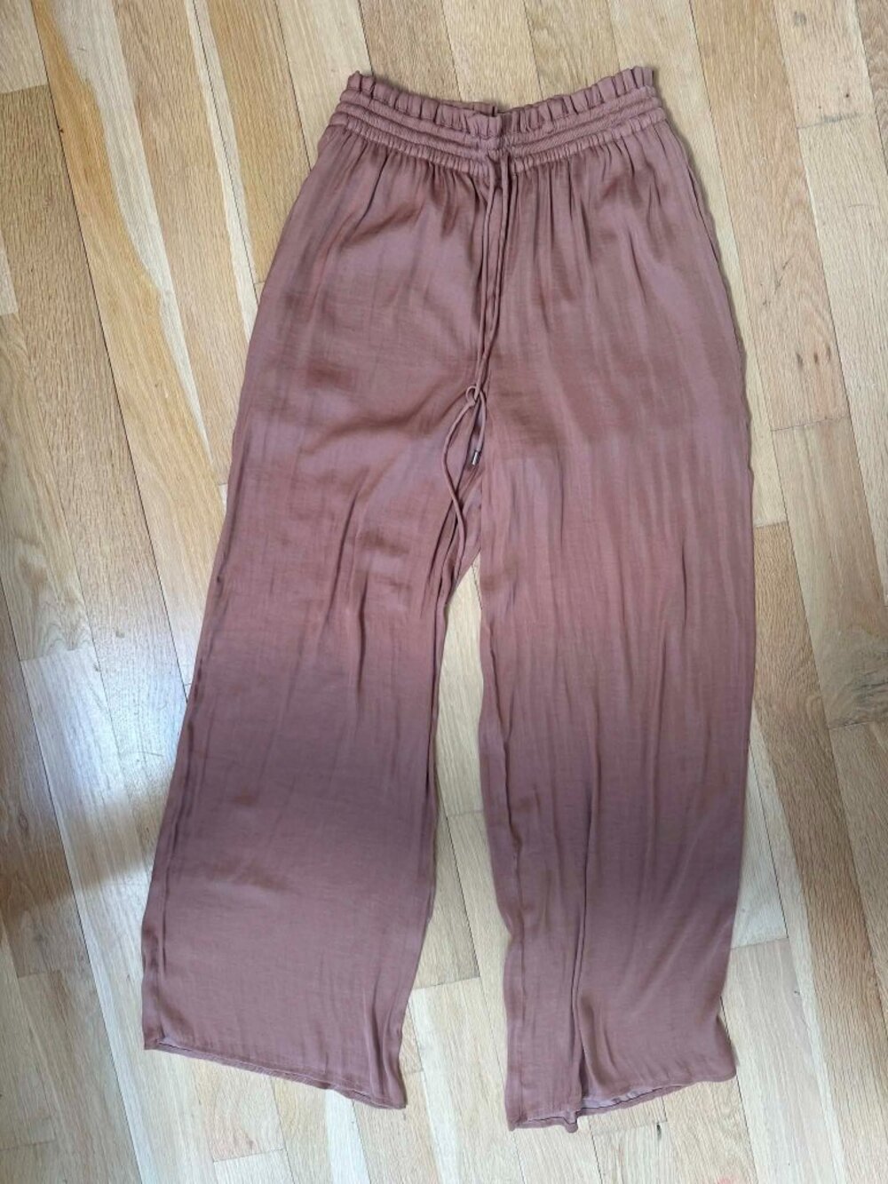 12th Tribe Harper Brown Pull On Pants